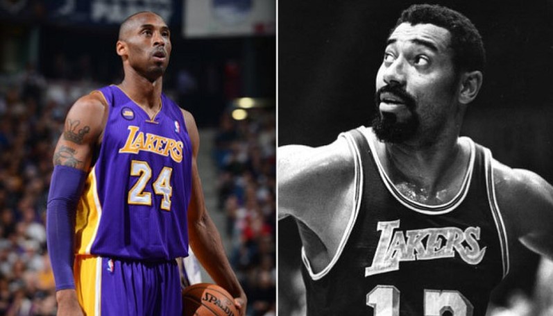 Kobe Bryant et Wilt Chamberlain