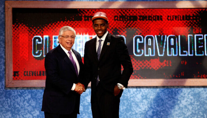 Kyrie Irving lors de la Draft NBA 2011