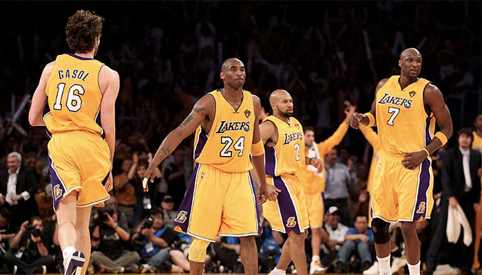 NBA - Les 3 joueurs les plus sous-côtés dans le back-to-back des Lakers en 2009/2010