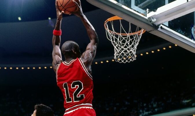 Michael Jordan avec le numéro 12
