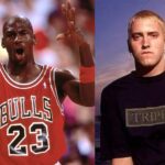 NBA – Comment Eminem a été ultra-gênant pour sa première avec Michael Jordan