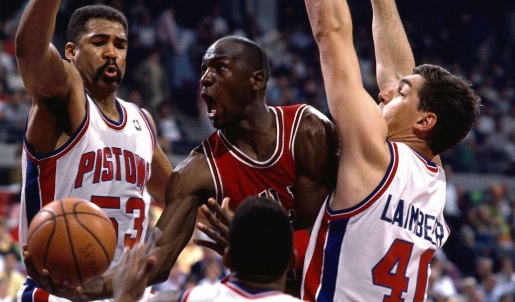 Michael Jordan contre les Pistons