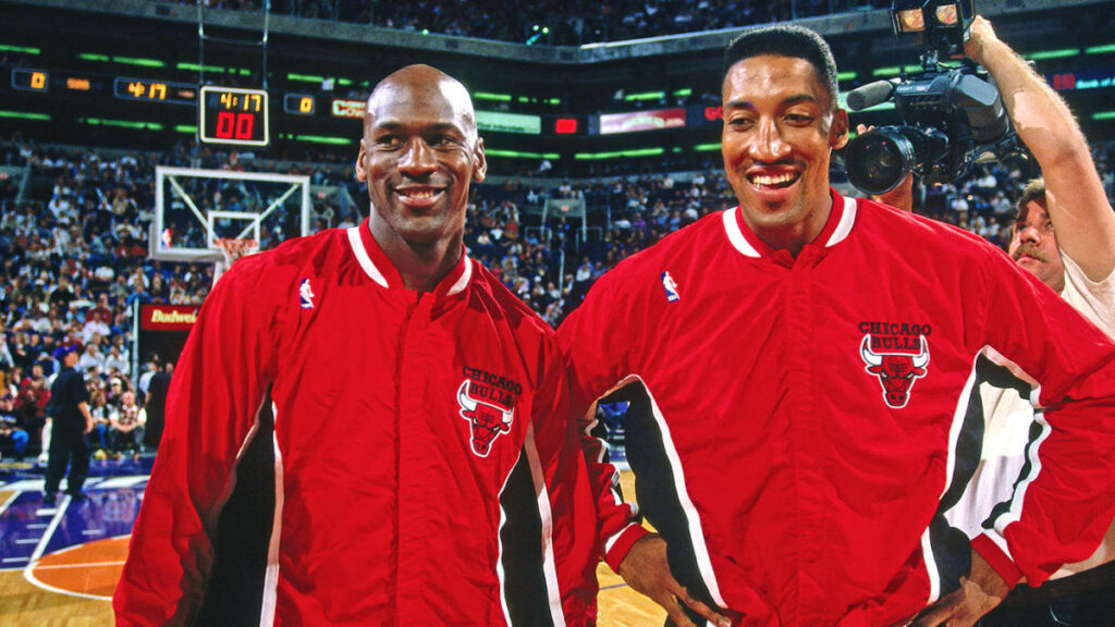 Michael Jordan et Scottie Pippen