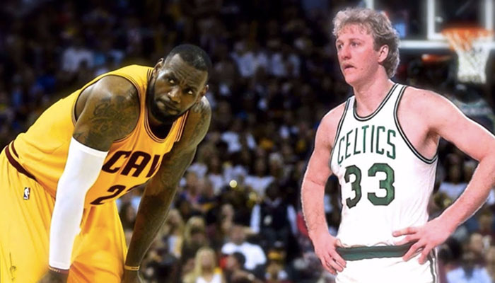 LeBron James Larry Bird MVP NBA