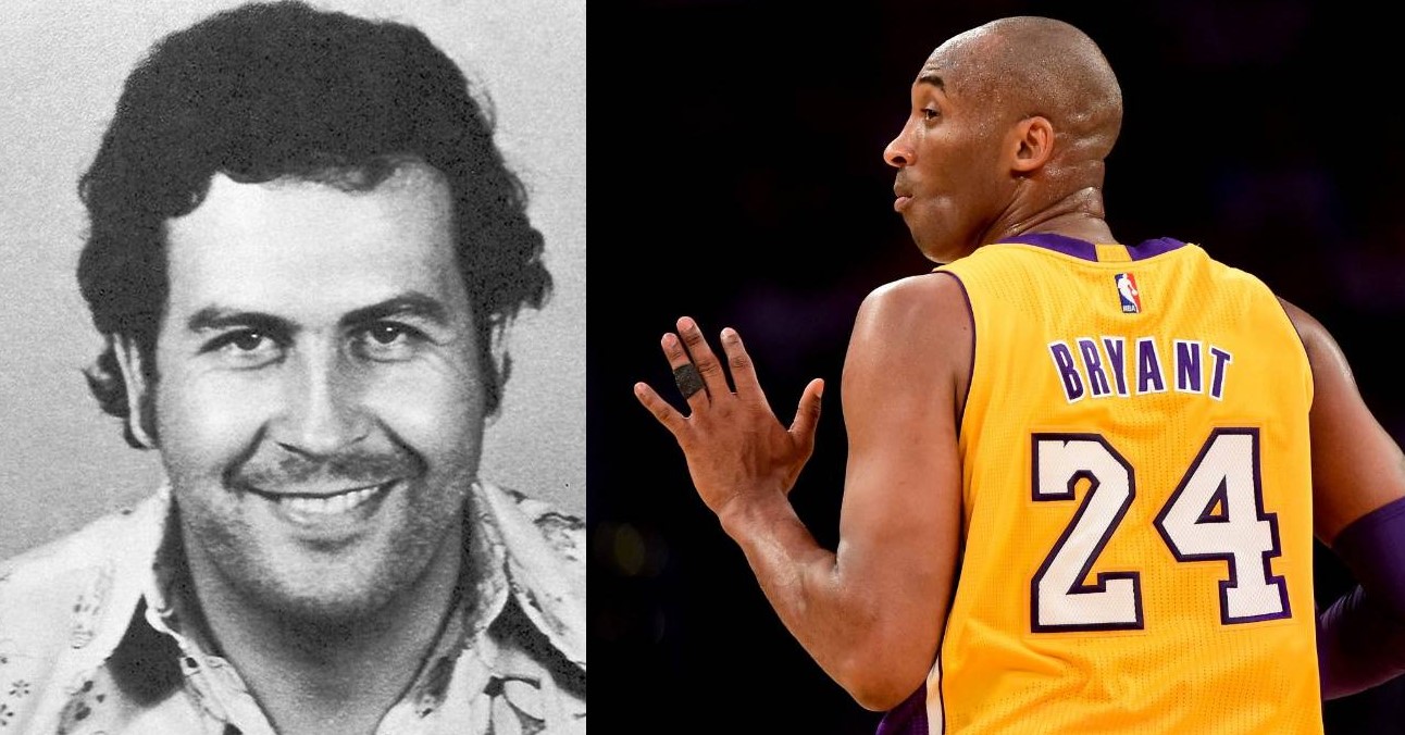 Pablo Escobar et Kobe Bryant