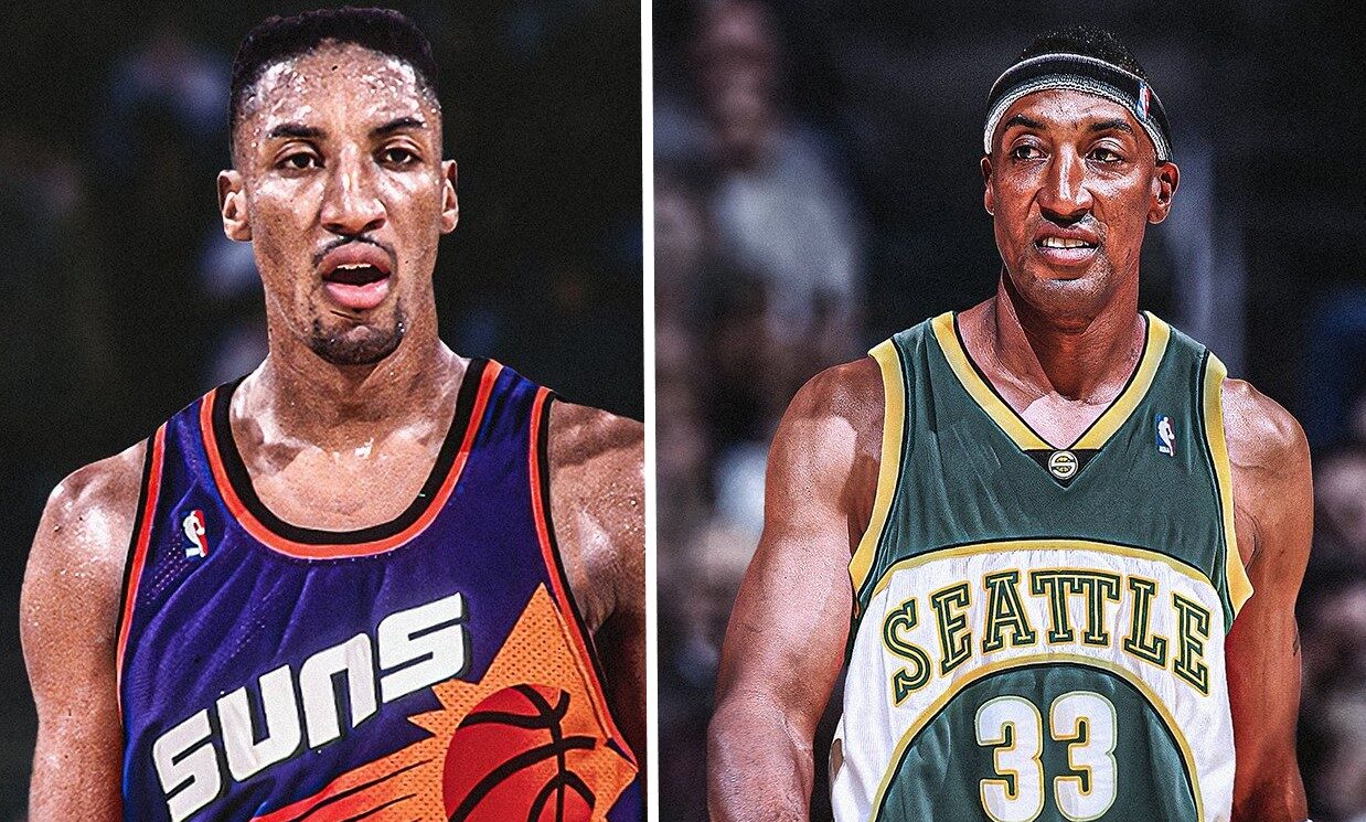 Scottie Pippen chez les Suns et SOnics