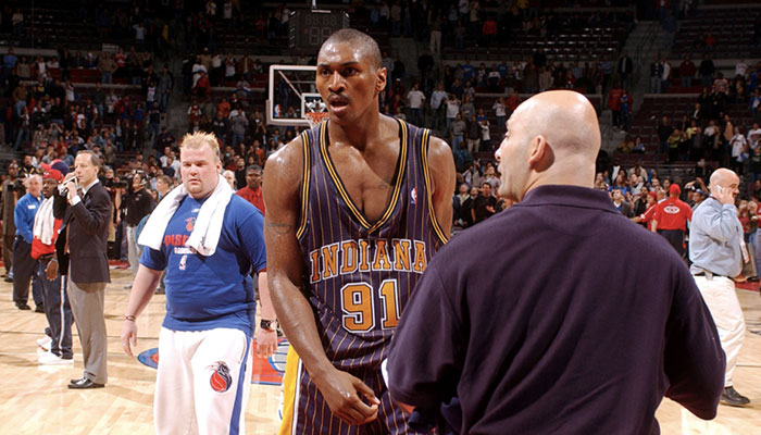 Ron Artest sous le maillot des Indiana Pacers