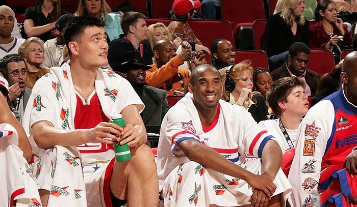 Yao Ming et Kobe Bryant