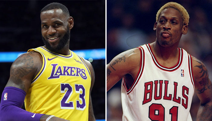 LeBron James a réagi à une vidéo se moquant de Dennis Rodman