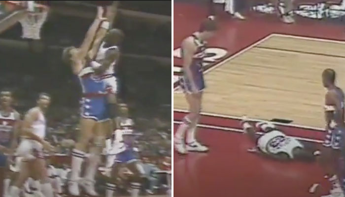 Le premier dunk de Michael Jordan e carrière aurait pu être le dernier