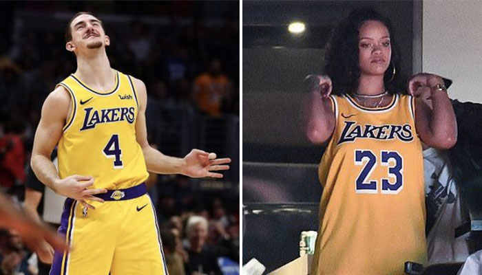 Alex Caruso et Rihanna