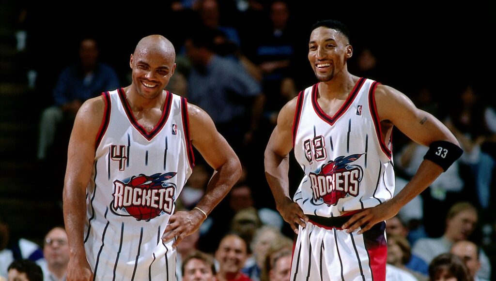 Charles Barkley et Scottie Pippen chez les Rockets