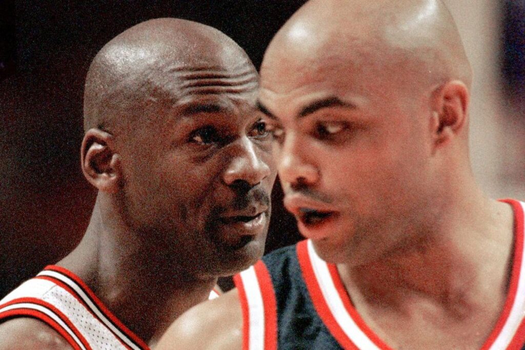 Michael Jordan et Charles Barkley