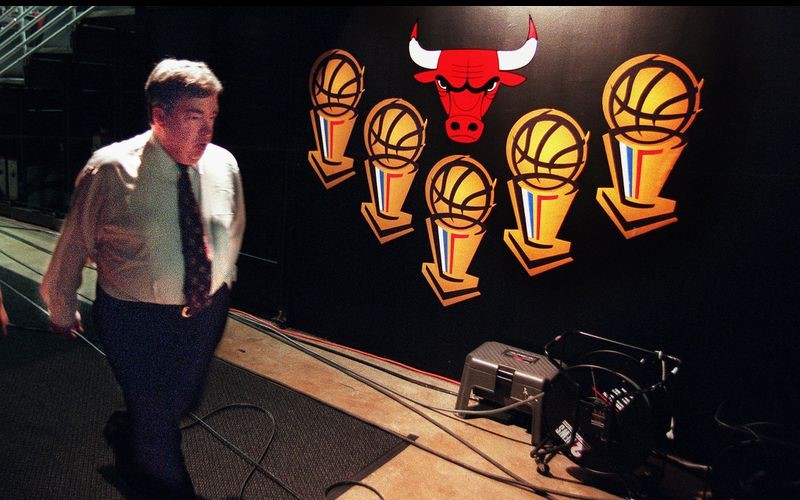 Jerry Krause des Chicago Bulls