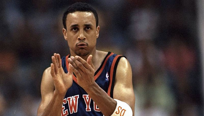 John Starks sous le maillot des New York Knicks