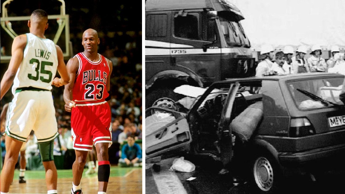 Michael Jordan, Reggie Lewis et l'accident de Drazen Petrovic