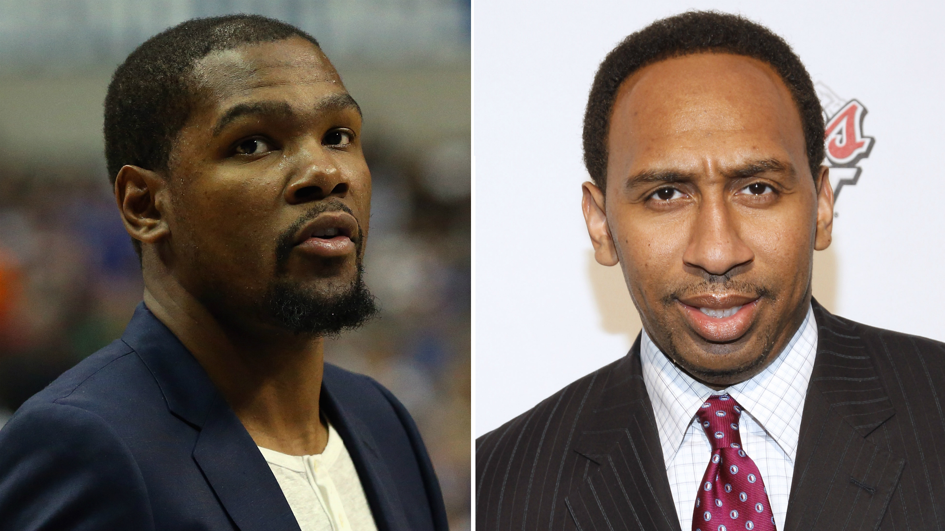 Kevin Durant et Stephen A. Smith