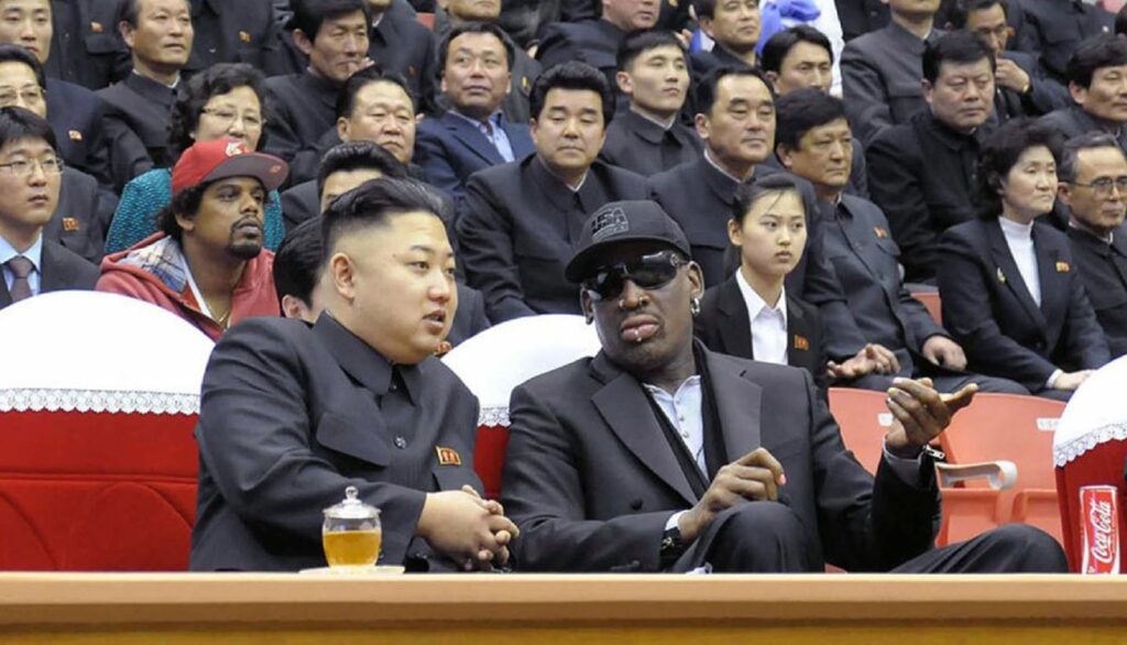 Kim Jong-Un et Dennis Rodman
