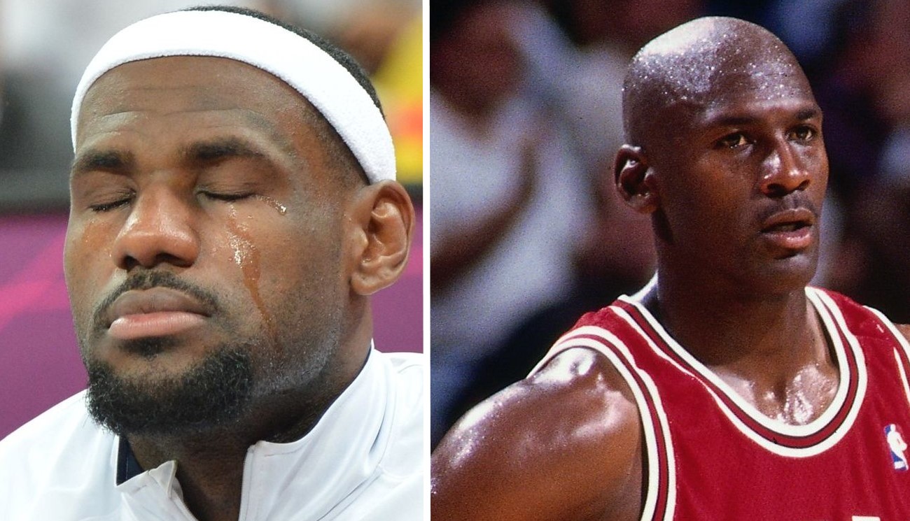 LeBron James et Michael Jordan