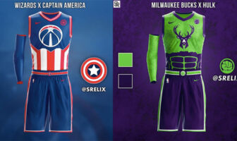 NBA – Les maillots des franchises revisités « movies » (partie 2) maillots nba comics