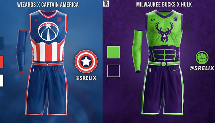 maillots nba comics