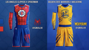 NBA – Les maillots des franchises revisités « movies » (partie 1)