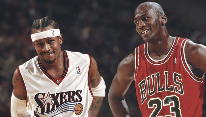 Michael Jordan Allen Iverson record all-time playoffs