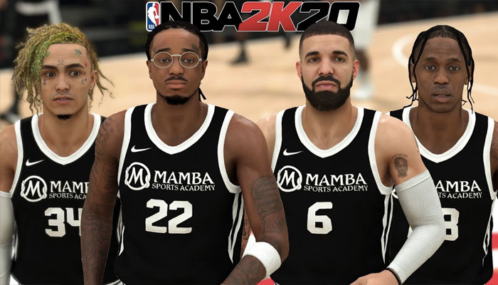 NBA rappeurs Drake Quavo 2K simulation