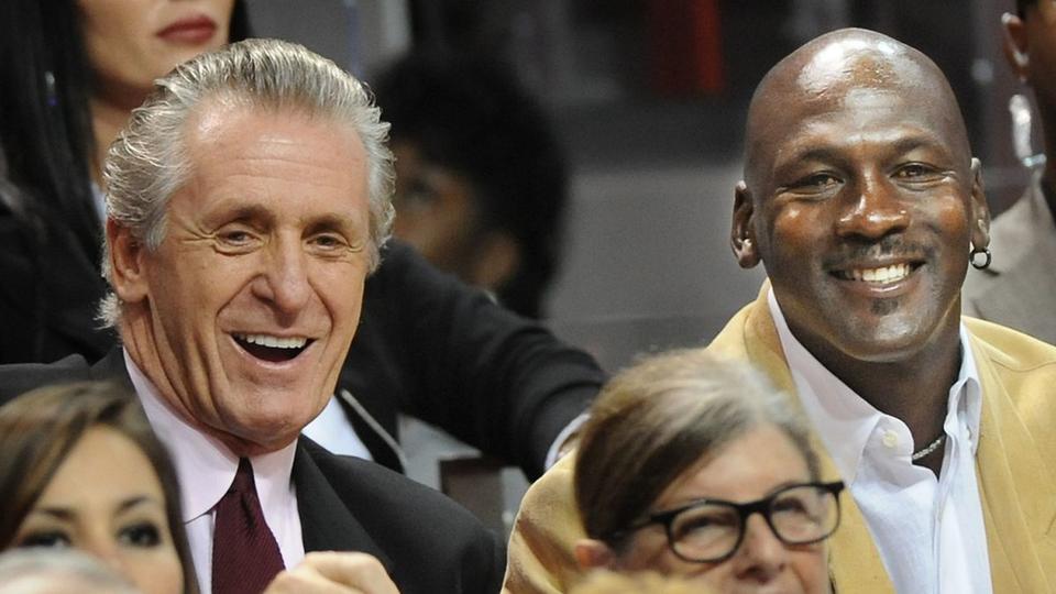 Pat Riley et Michael Jordan