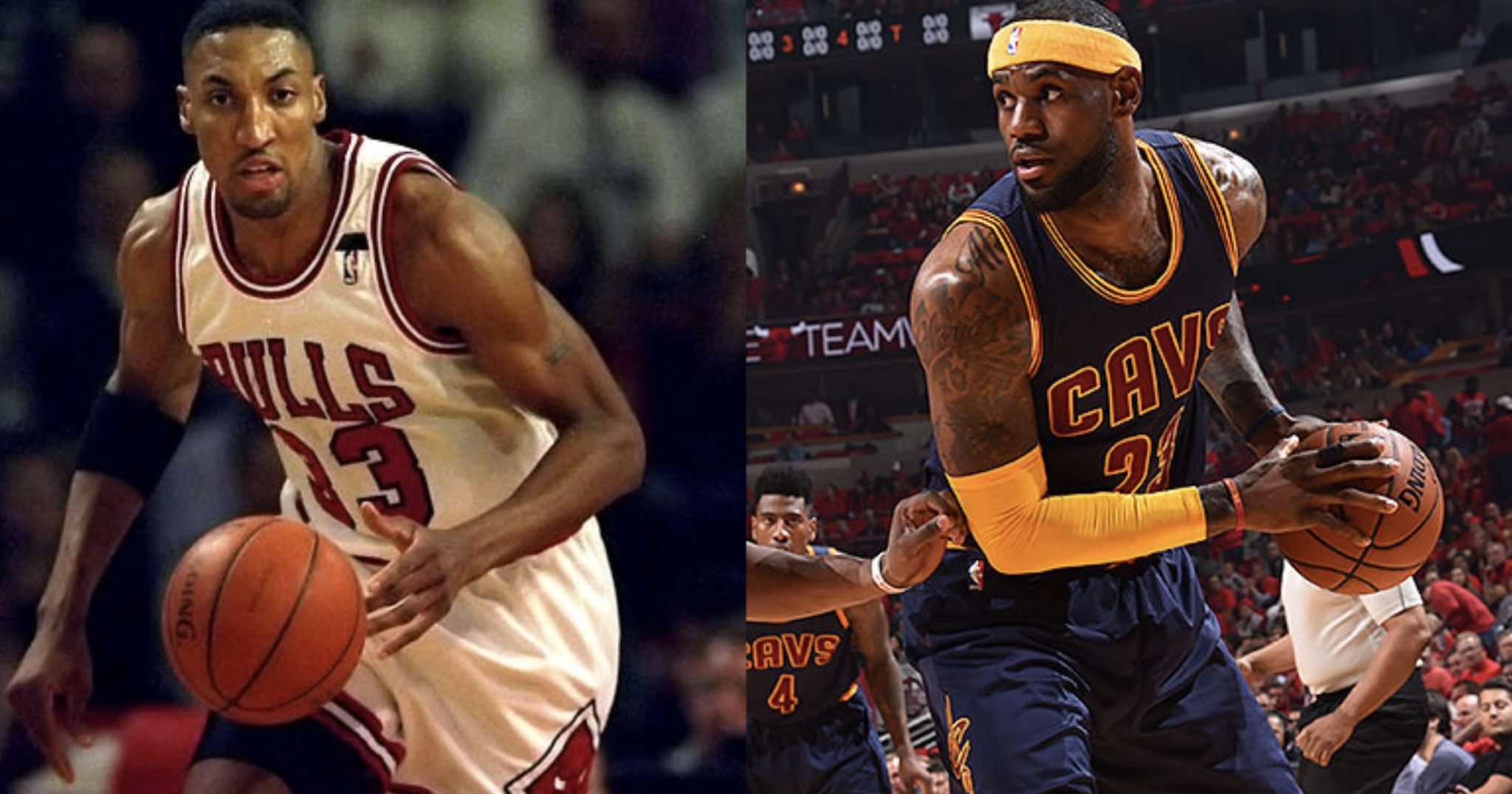 Scottie Pippen et LeBron James