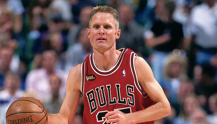 Steve Kerr sous le maillot des Chicago Bulls