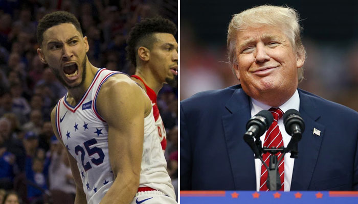 Ben Simmons s'en est pris à Donald Trump sur Twitter