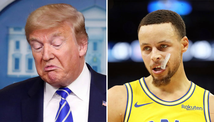 Stephen Curry a eu un chant ouvertement anti Donald Trump