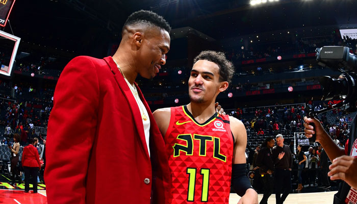 Russell Westbrook et Trae Young