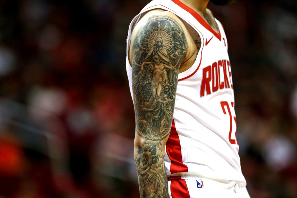 James Harden Leg Tattoos - wide 4