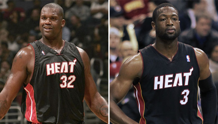 Dwyane Wade Shaquille O'Neal Miami Heat