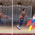 NBA – « Baby Westbrook » balance un dunk-fusée de folie !