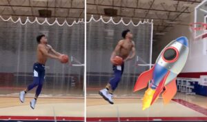NBA – « Baby Westbrook » balance un dunk-fusée de folie !