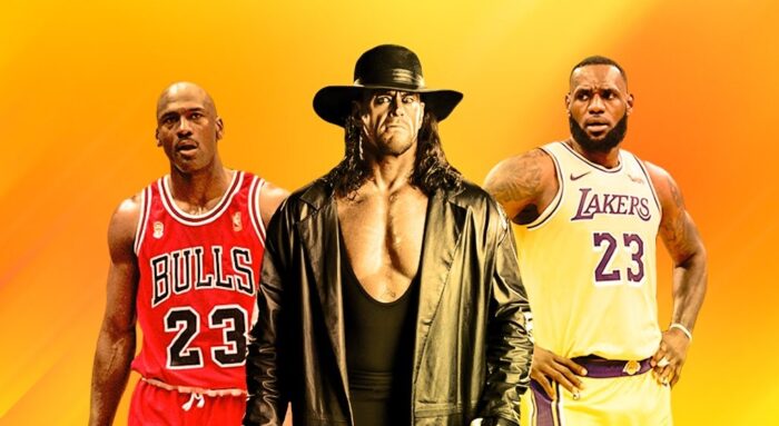 Michael Jordan, The Undertaker et LeBron James
