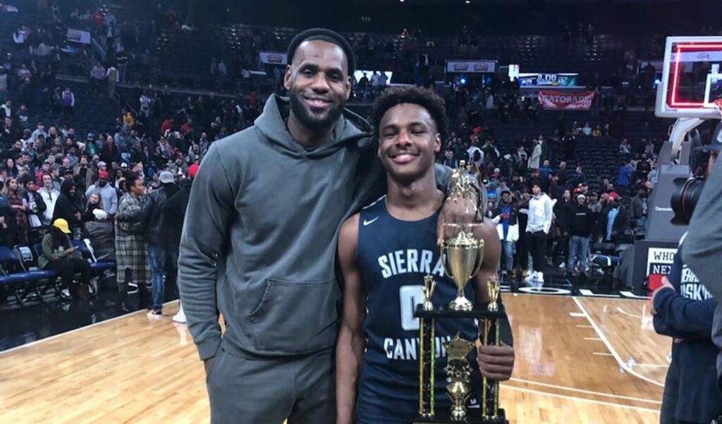 LeBron et Bronny James