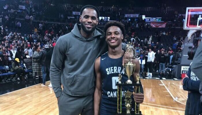 LeBron et Bronny James