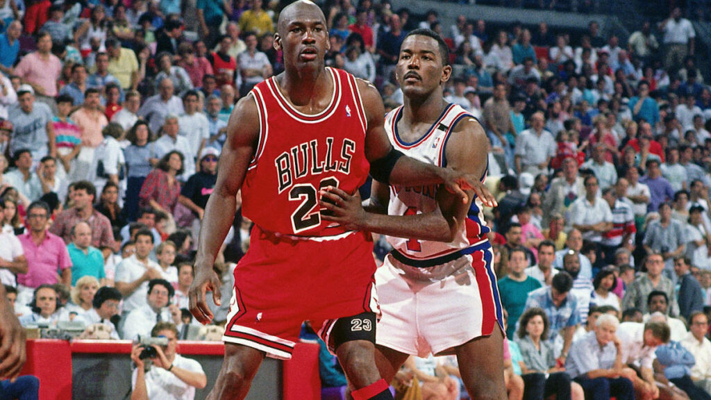 Michael Jordan et Joe Dumars