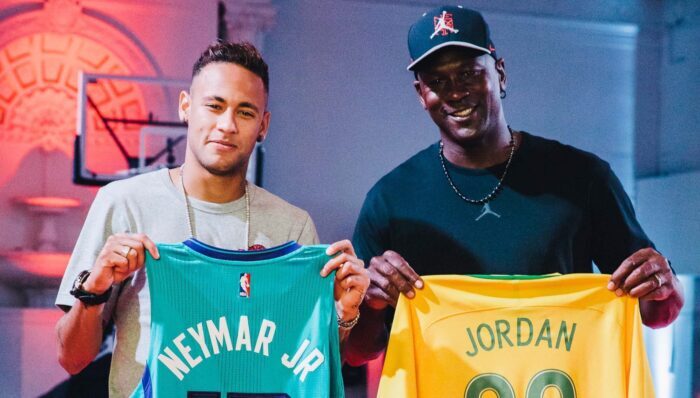 Neymar et Michael Jordan