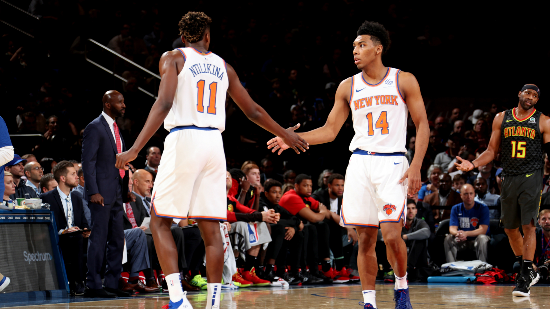 Frank Ntilikina et Allonzo Trier