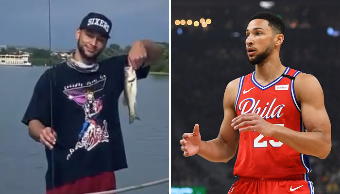 Ben Simmons salement trollé après un gros fail à la pêche