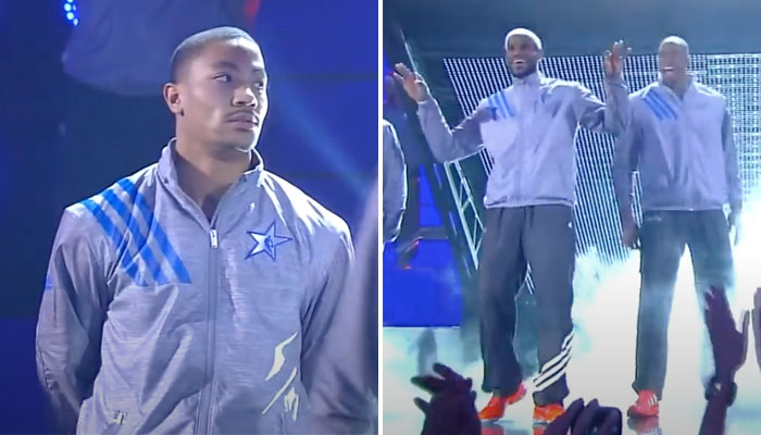 NBA Derrick Rose a eu une attitude incroyable lors des intros du All-Star Game 2012