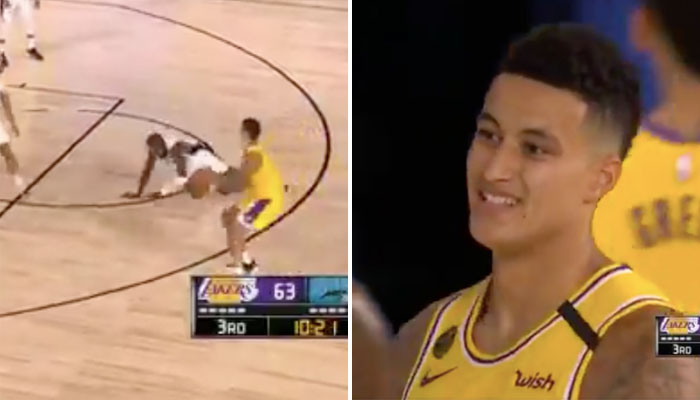 Après un incroyable cross, Kyle Kuzma a lâché un horrible air ball NBA