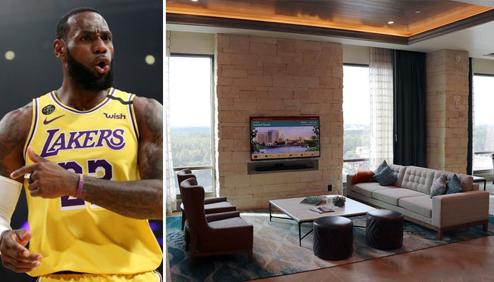 Lebron James aurait la plus belle chambre de tout Disney World selon un internaute NBA