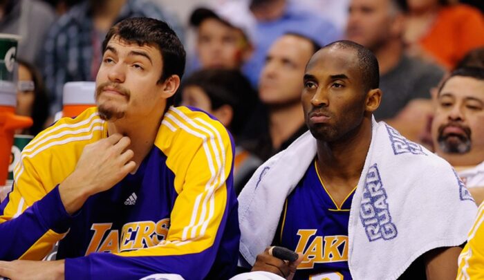 Adam Morrison et Kobe Bryant