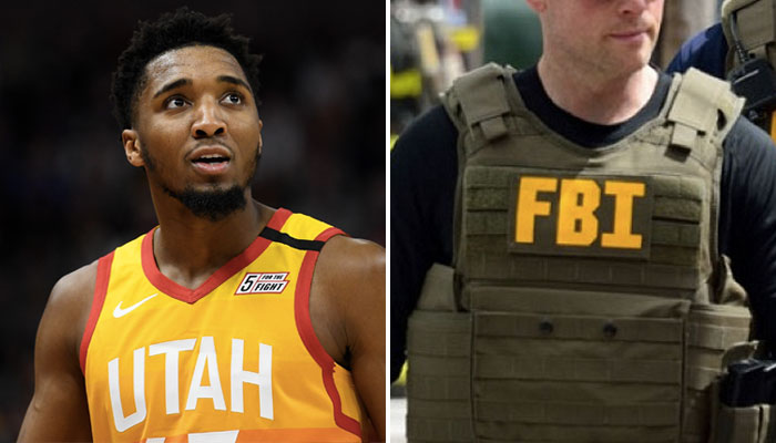 Donovan Mitchell NBA Jazz FBI